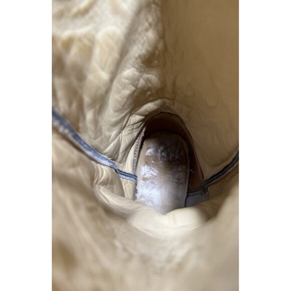 Corral Genuine Python Snake Skin Cowboy Western Boots Black Womens Size 8 - Picture 11 of 11